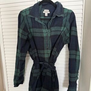 LL Bean Black watch dress